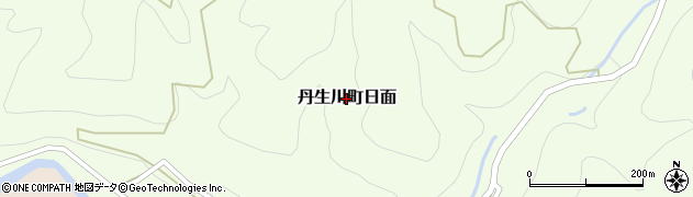 岐阜県高山市丹生川町日面周辺の地図