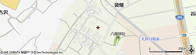 茨城県下妻市袋畑周辺の地図