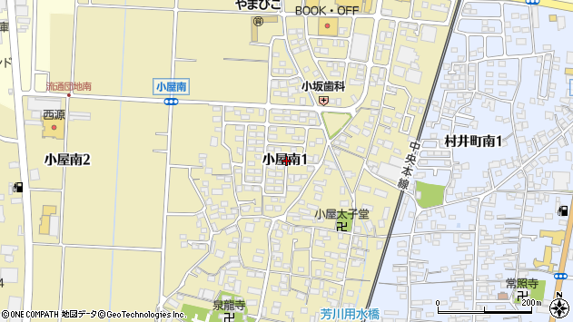 〒399-0038 長野県松本市小屋南の地図