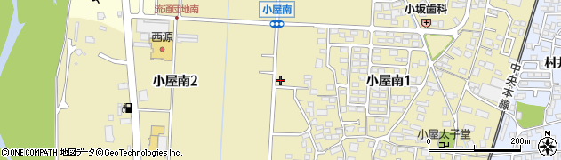 長野県松本市小屋南周辺の地図