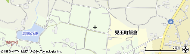 埼玉県本庄市児玉町高柳44周辺の地図