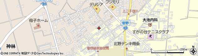 長野県松本市笹賀神戸4391周辺の地図