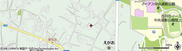 茨城県古河市女沼172-1周辺の地図