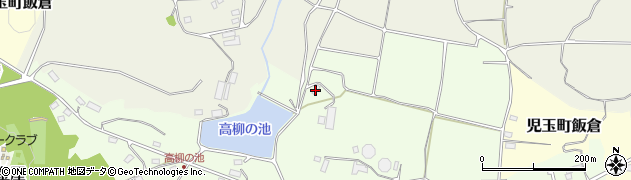埼玉県本庄市児玉町高柳416周辺の地図