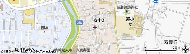 長野県松本市寿中2丁目周辺の地図