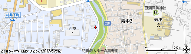 松本シェル石油株式会社　村井事業所プロパンガス課周辺の地図