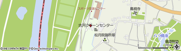 茨城県古河市立崎508周辺の地図