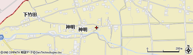長野県山形村（東筑摩郡）荒川周辺の地図