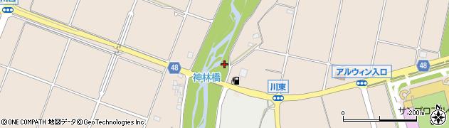 神林橋周辺の地図