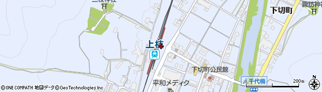 上枝駅周辺の地図
