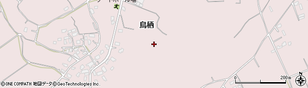 茨城県鉾田市鳥栖周辺の地図