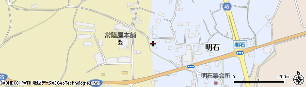 茨城県つくば市明石552周辺の地図