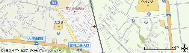 茨城県古河市幸町24-34周辺の地図