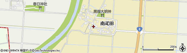 福井県あわら市南疋田周辺の地図