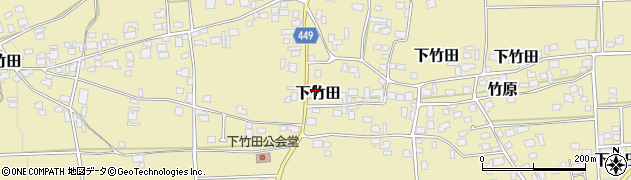下竹田簡易郵便局周辺の地図