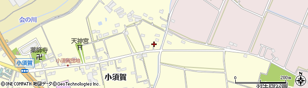 埼玉県羽生市小須賀962周辺の地図