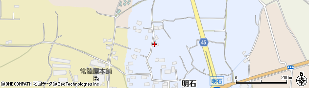 茨城県つくば市明石566周辺の地図