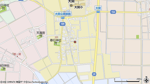 〒919-0541 福井県坂井市坂井町東の地図
