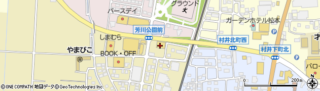 酒のスーパータカぎ　松本店周辺の地図