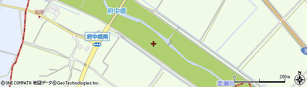 恋瀬川周辺の地図
