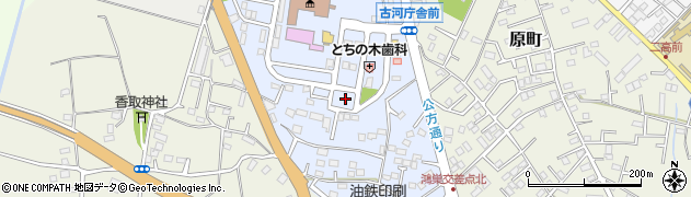 茨城県古河市長谷町34周辺の地図