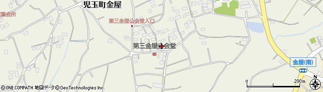 埼玉県本庄市児玉町金屋409周辺の地図