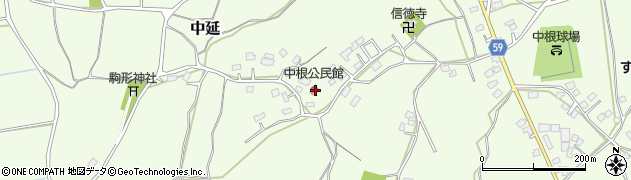 茨城県小美玉市中延1311周辺の地図