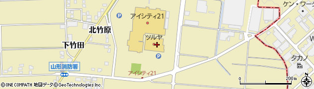 ツルヤ　山形店周辺の地図