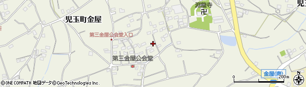 埼玉県本庄市児玉町金屋417周辺の地図