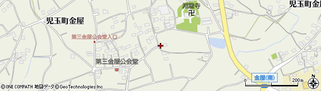 埼玉県本庄市児玉町金屋357周辺の地図