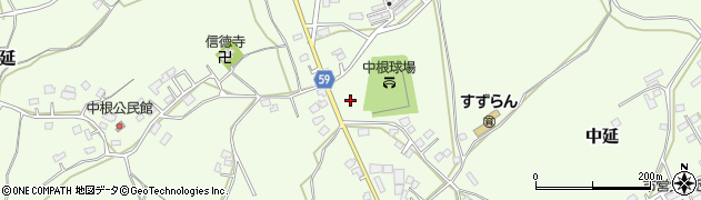 茨城県小美玉市中延1149周辺の地図