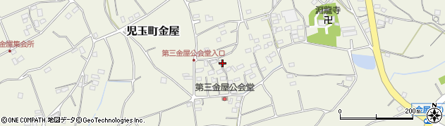 埼玉県本庄市児玉町金屋407周辺の地図