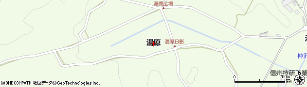 長野県佐久市湯原周辺の地図