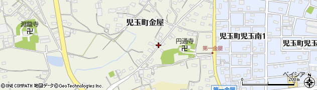埼玉県本庄市児玉町金屋114周辺の地図