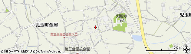 埼玉県本庄市児玉町金屋425周辺の地図
