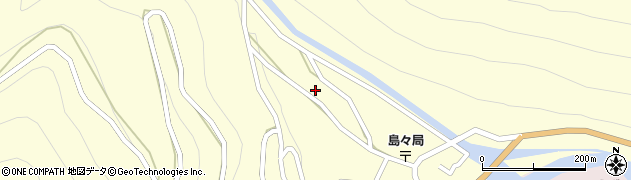 長野県松本市安曇（島々）周辺の地図
