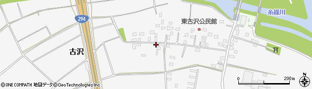 茨城県下妻市古沢1040周辺の地図