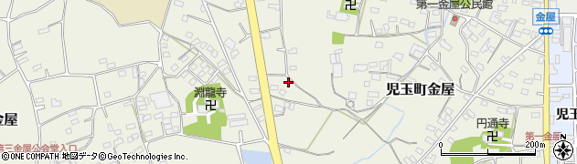 埼玉県本庄市児玉町金屋917周辺の地図