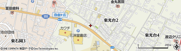 ファミリーマート石岡東光台二丁目店周辺の地図