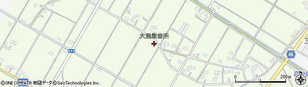 大島集會所周辺の地図