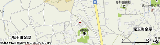 埼玉県本庄市児玉町金屋884周辺の地図