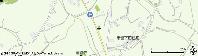 茨城県小美玉市中延1212周辺の地図