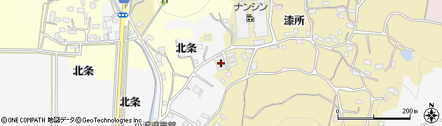 茨城県つくば市漆所655周辺の地図
