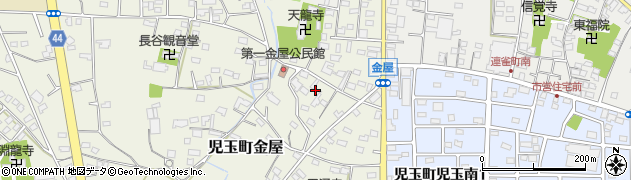 埼玉県本庄市児玉町金屋164周辺の地図