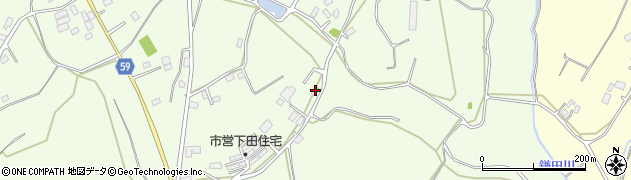 茨城県小美玉市中延1175周辺の地図