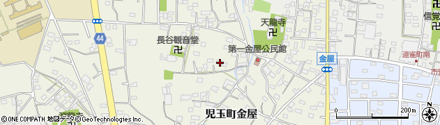 埼玉県本庄市児玉町金屋189周辺の地図
