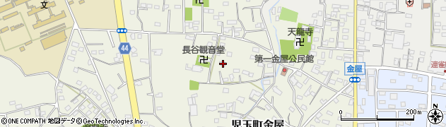 埼玉県本庄市児玉町金屋187周辺の地図