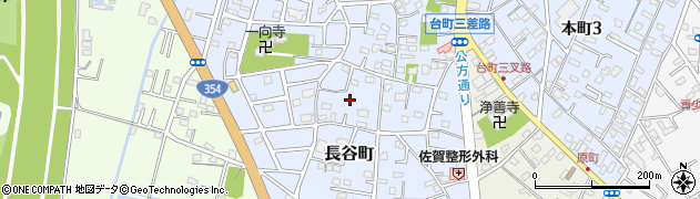茨城県古河市長谷町16周辺の地図