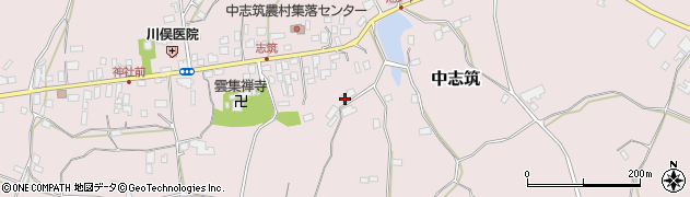 茨城県かすみがうら市中志筑1247周辺の地図