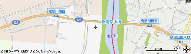 新鬼怒川橋周辺の地図